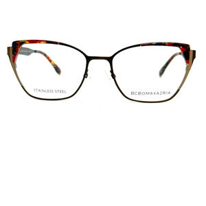 BCBG Maxazria Xenia Tortoise Eyeglasses Frames Cat‎ Eye 53-17-135 H20799
